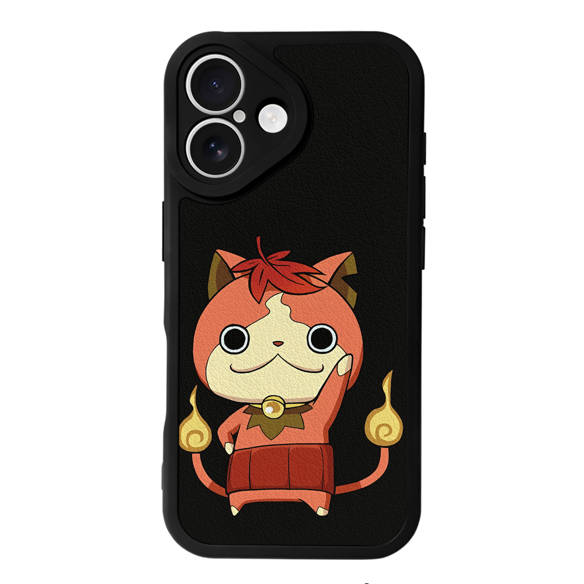 （画像用） 妖怪ウォッチ Yo-kai Watch 【iPhone 16シリーズ対応】シリコンスマホケース（レザー調） 材質：シリコン